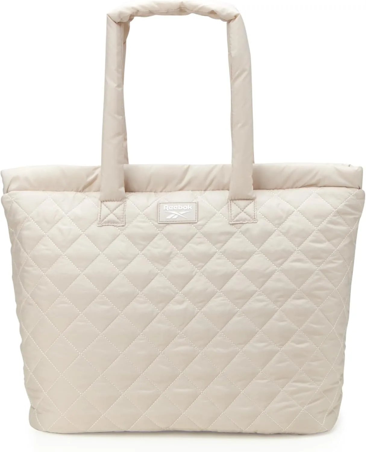 Reebok Womens Tote Bag - Lightweight Quilted Carry On Puffer Tote Bag for Women for Gym, Work, Travel, and Everyday Use