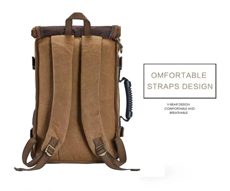 Retro Canvas Backpack