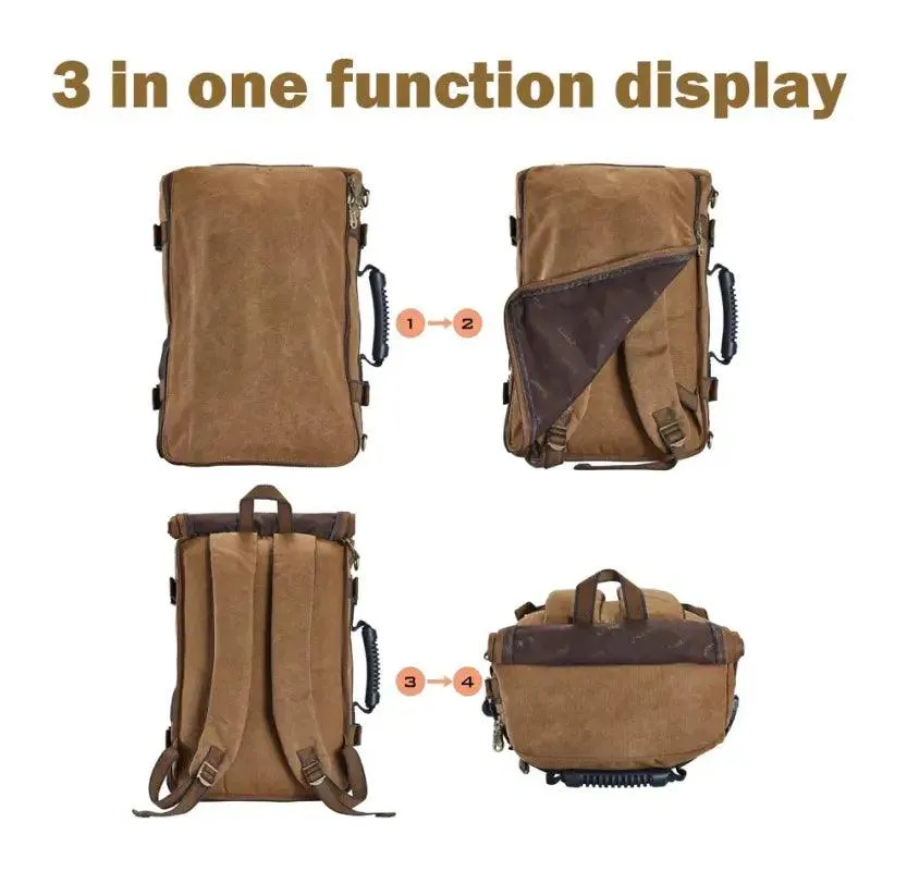Retro Canvas Backpack