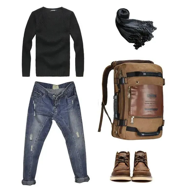 Retro Canvas Backpack