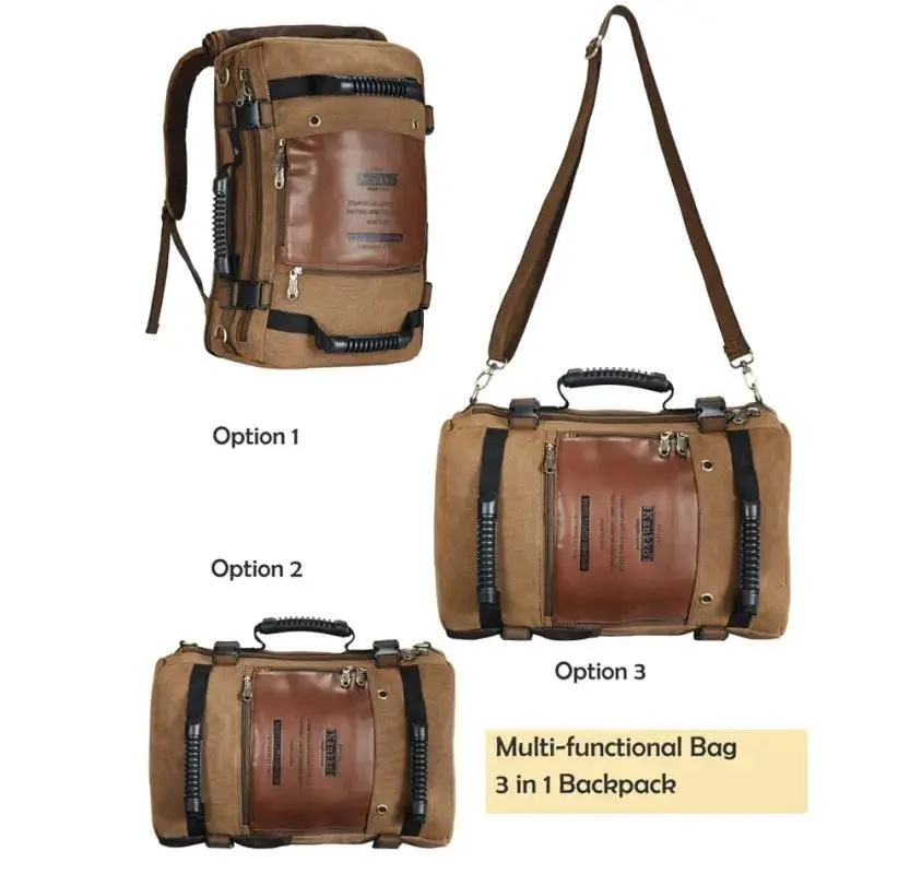 Retro Canvas Backpack