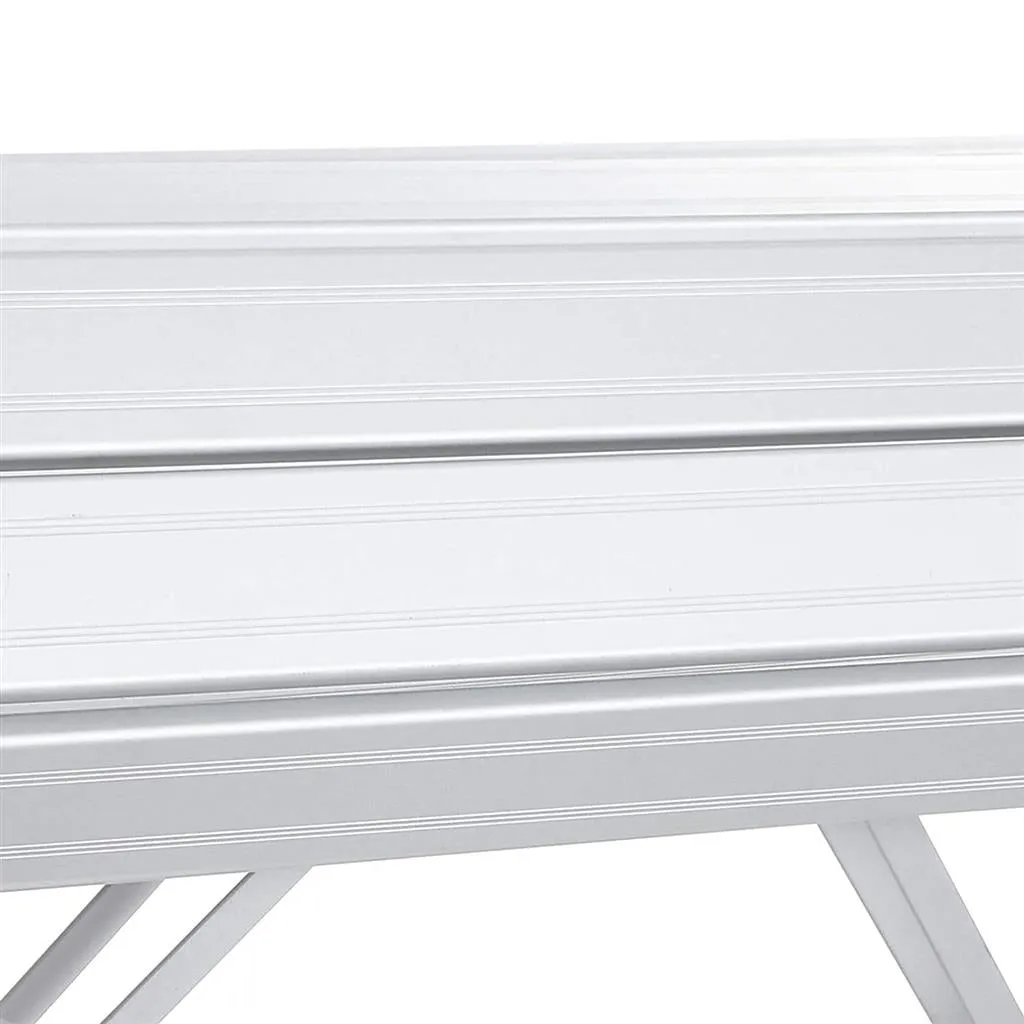 Rootz Aluminum Camping Table - Picnic Table - Outdoor Table - Stable & Lightweight - Foldable Design - High-Quality Aluminum - 100cm x 69cm x 70cm