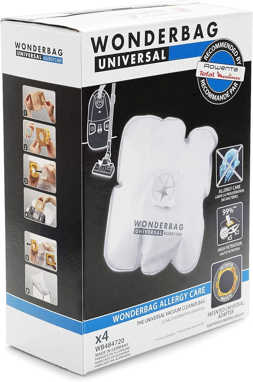 Rowenta Accessories Universal Vacuum Cleaner Bag