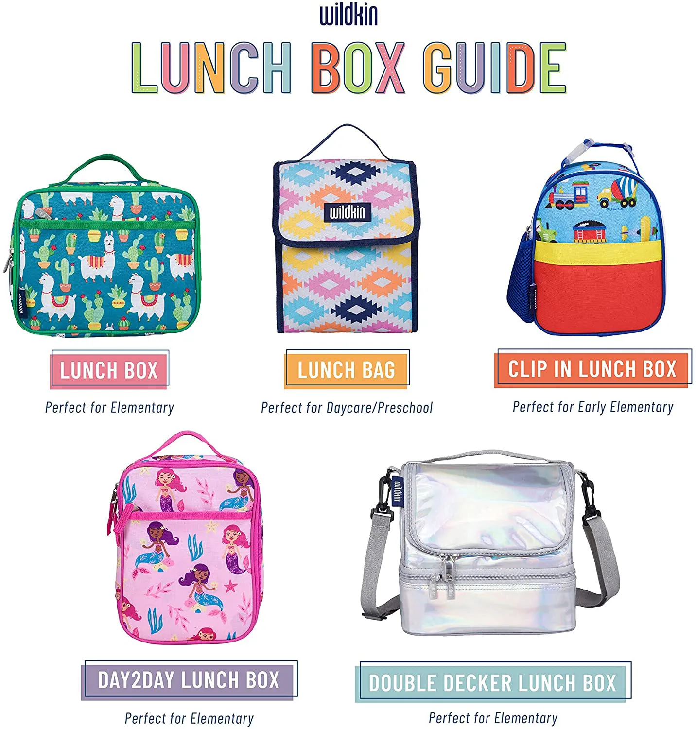 Rynx | Wildkin Kids Insulated Lunchbox Bag for Boys and Girls, Perfect Size for Packing Hot or Cold Snacks for School and Travel, Measures 9.75 x 7 x 3.25 Inches, BPA-Free, Olive Kids (Jurassic Dinosaurs)
