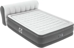 Sealy Tritech Airbed Queen 31" Headboard Built-in AC Pump