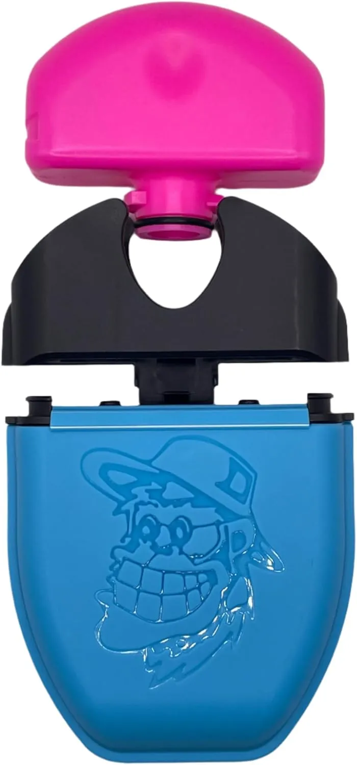 Self-Cleaning Mouthguard and Retainer Case with Cleaning Solution - Storage for, Night Guards, Aligners, Mouthguards – Compatible with Retainer Cleaner Tablets, and Foam