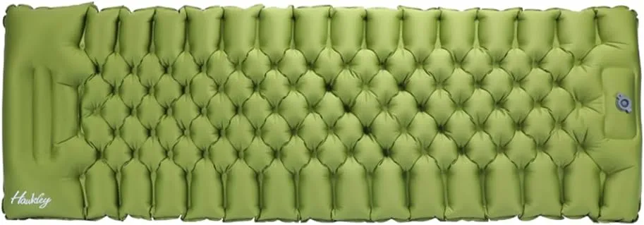 Self Inflating Sleeping Pad - Innovative & Easy to Use - Lightweight & Compact - 4-Season Camp Sleeping Mat for Outdoor Activities, Camping,Travel,Car,Tent(Green), NO-01-HWCD0001G