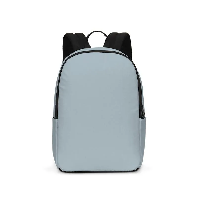 Shaded Pale Cyan Gray Waterproof Backpack | C10M0Y0K30