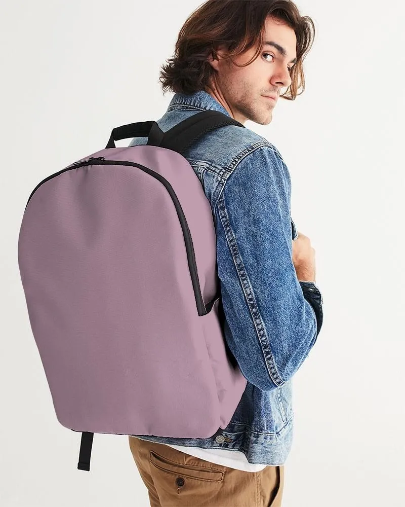 Shaded Pale Pastel Magenta Brown Waterproof Backpack | C0M30Y0K30