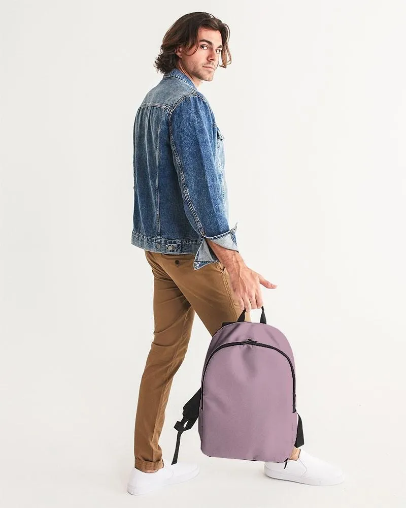 Shaded Pale Pastel Magenta Brown Waterproof Backpack | C0M30Y0K30