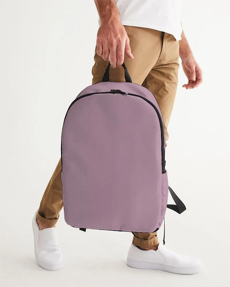 Shaded Pale Pastel Magenta Brown Waterproof Backpack | C0M30Y0K30