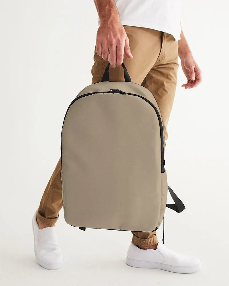 Shaded Pale Pastel Orange Brown Waterproof Backpack | C0M15Y30K30