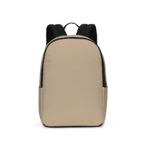 Shaded Pale Pastel Orange Brown Waterproof Backpack | C0M15Y30K30