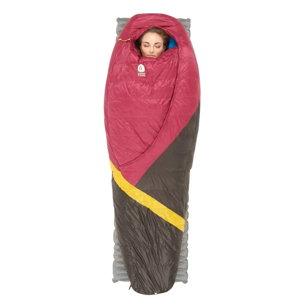 Sierra Designs Women's Cloud 800F 20° Degree Down Sleeping Bag - Purple