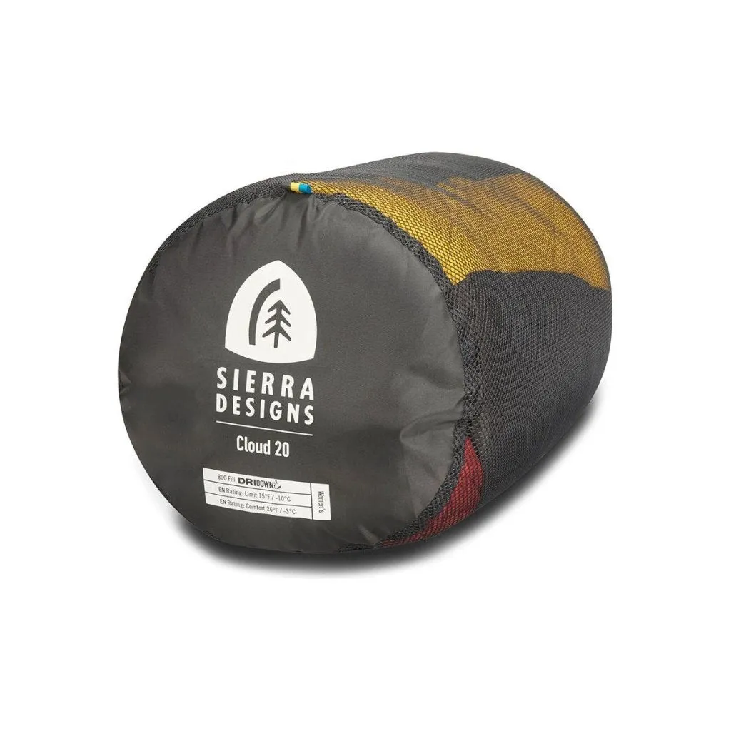 Sierra Designs Women's Cloud 800F 20° Degree Down Sleeping Bag - Purple