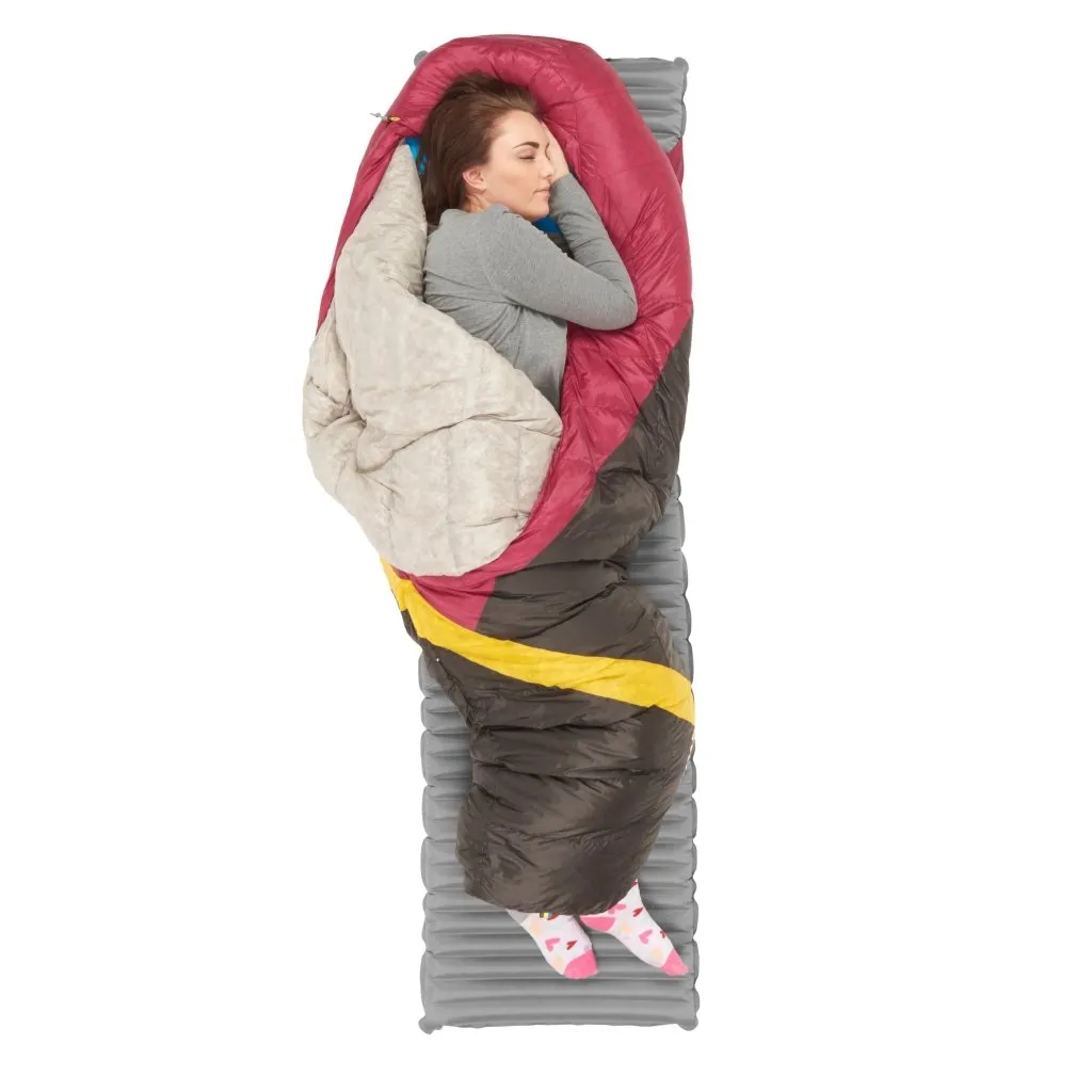 Sierra Designs Women's Cloud 800F 20° Degree Down Sleeping Bag - Purple