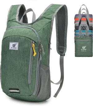SKYSPER 10L Packable Hiking Backpack - Lightweight & Stylish Green Daypack
