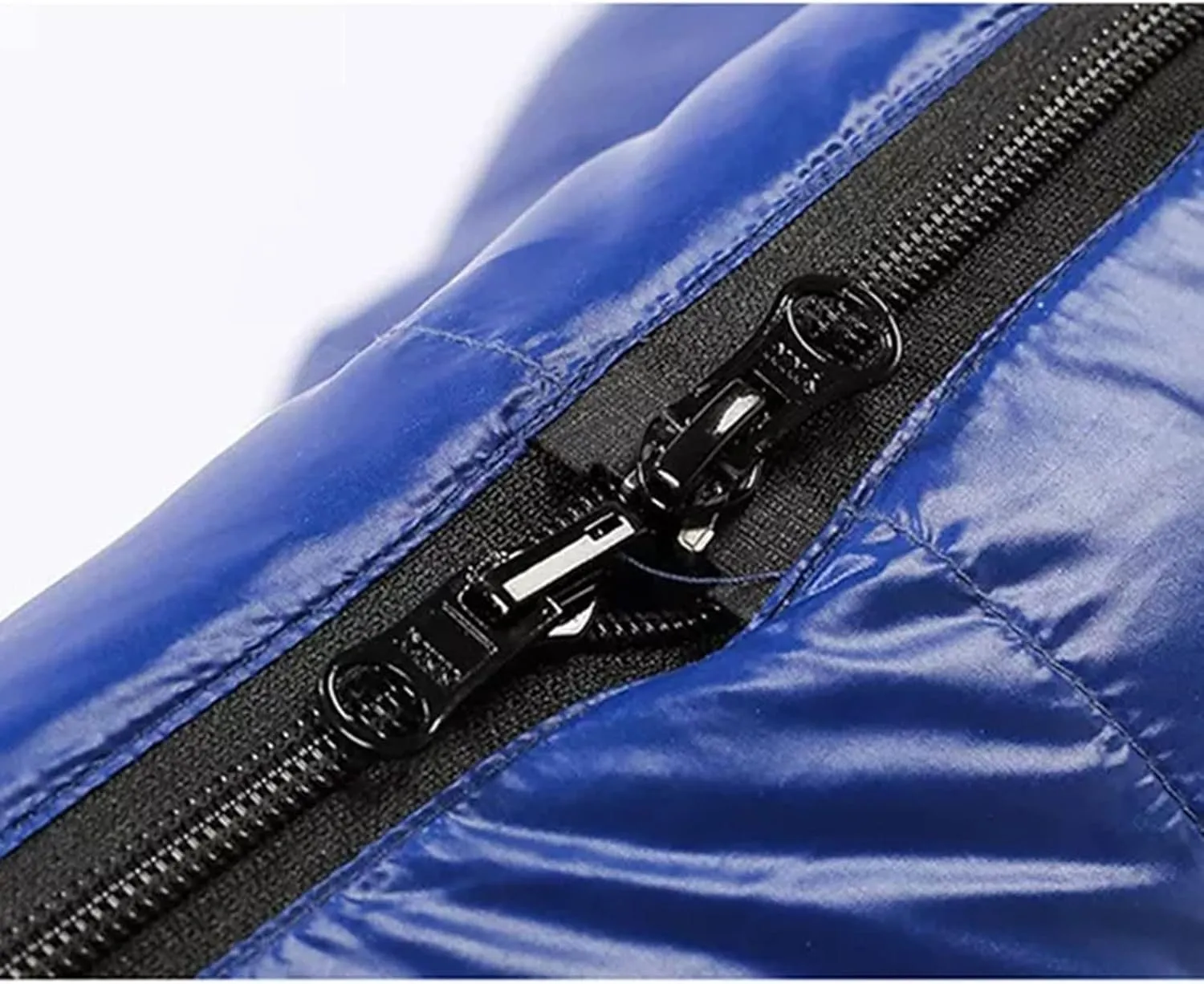 Sleeping Bag Customized Outdoor Synthetic Sleeping Bag with Neck and Zip Baffle