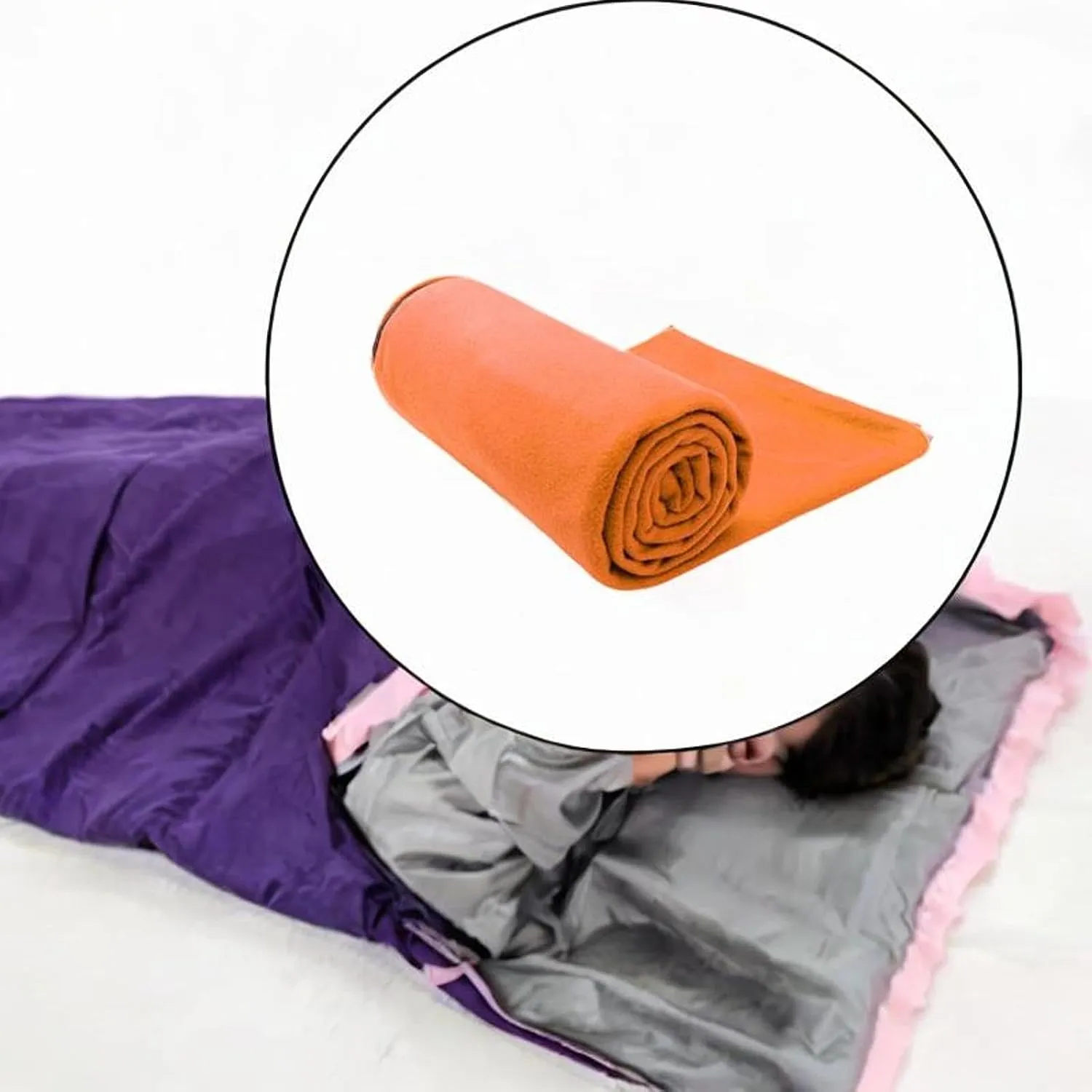 Sleeping Bag Liner Sleeping Sack Sheet Fishing Running Cushion Warm Trip Camping Sheets Camping Blanket for Picnic