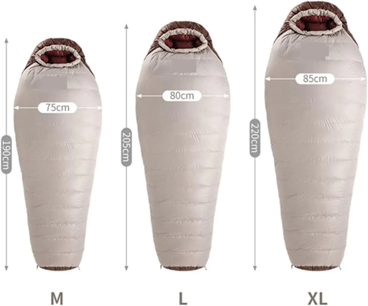 Sleeping Bag Ultralight Mummy Sleeping Bag Duck Down Sleeping Bag Winter Camping Sleeping Bag