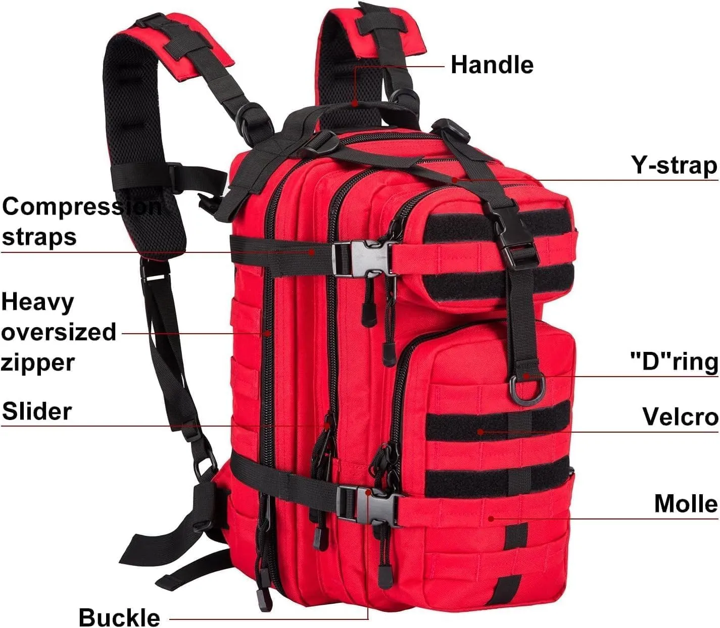 Small Military Tactical Backpack Army Assault Rucksack GYM Hiking Bug Out Bag