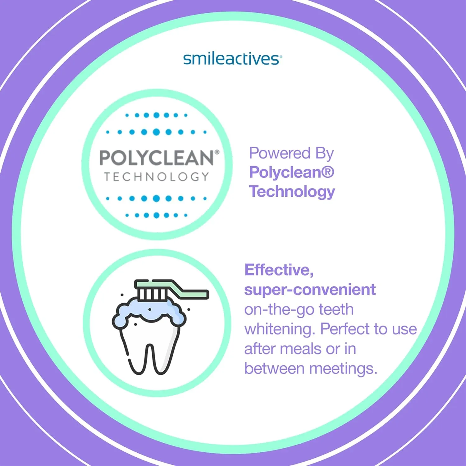 Smileactives Teeth Whitening Pen for White Smile, Fast Tooth Whitener and Stain Remover with Precision Brush Tip, Dental Quality Whitening Gel, Travel Pen, Easy to Use, Winterberry Flavor, 1 Pack