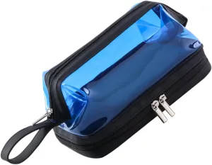 SOIMISS Travel Makeup Bag Dual Tpu Cosmetic Organizer for Women Toiletry Bag for Gym Weekend Getaways Compact Design for Easy Storage and Access