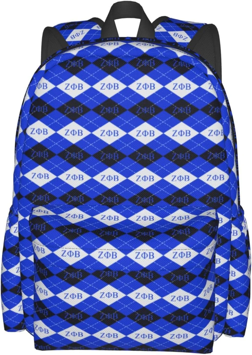 Sorority Zeta Backpack 17 ", Features Your Sorority'S Logo And Quotes For A Personalized Touch. This Unique And Customized Backpack Is Perfect For Jogging And Hiking