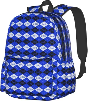 Sorority Zeta Backpack 17 ", Features Your Sorority'S Logo And Quotes For A Personalized Touch. This Unique And Customized Backpack Is Perfect For Jogging And Hiking