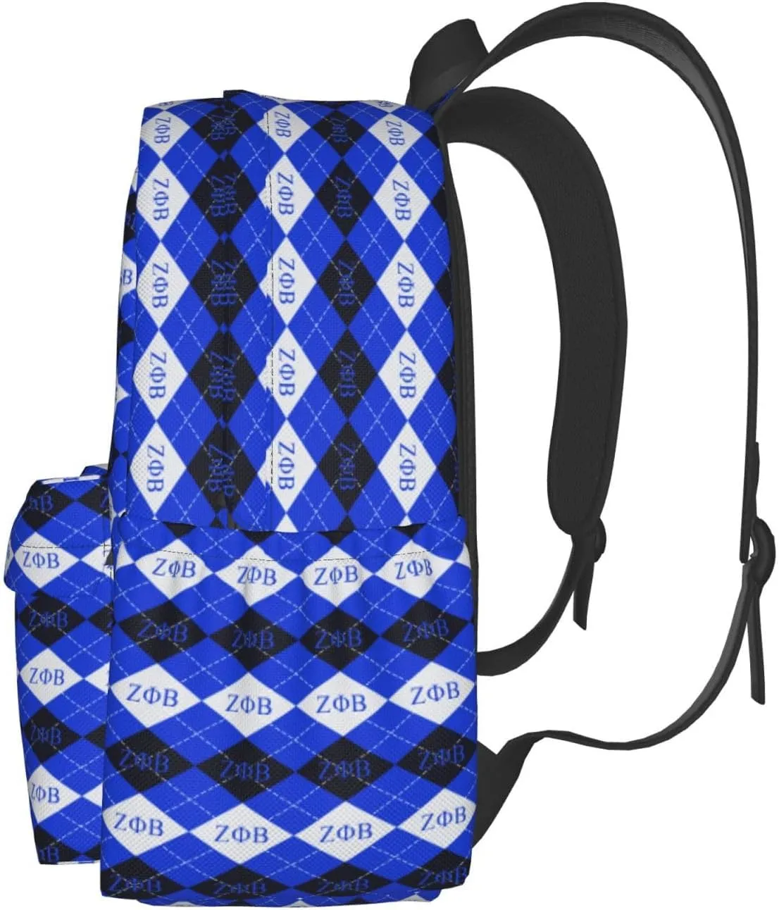 Sorority Zeta Backpack 17 ", Features Your Sorority'S Logo And Quotes For A Personalized Touch. This Unique And Customized Backpack Is Perfect For Jogging And Hiking