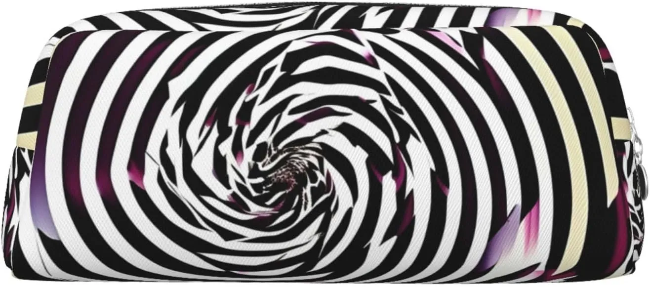 Spiral Optical illusion Gif Print Versatile Storage Pouch Makeup Bag Travel Office Small Items Organizer Bag