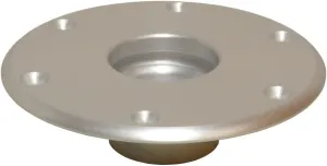 SPRINGFIELD 1660017 Stowable 2-3/8" Table Base - Anodized Aluminum,Silver