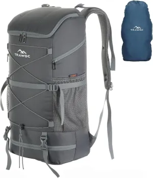 STEALTH 40L Travel Backpack for Men and Women, Laptop & Shoe Compartment Rain Cover,Casual Bag for trekking & Hiking