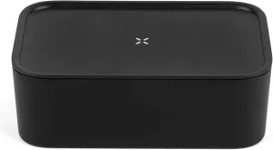 Storage Box – Durable, Smell Proof & Airtight Storage Box with Dual Internal Compartments & Pedestal Tray – Aluminum Lid Doubles as Prep Tray