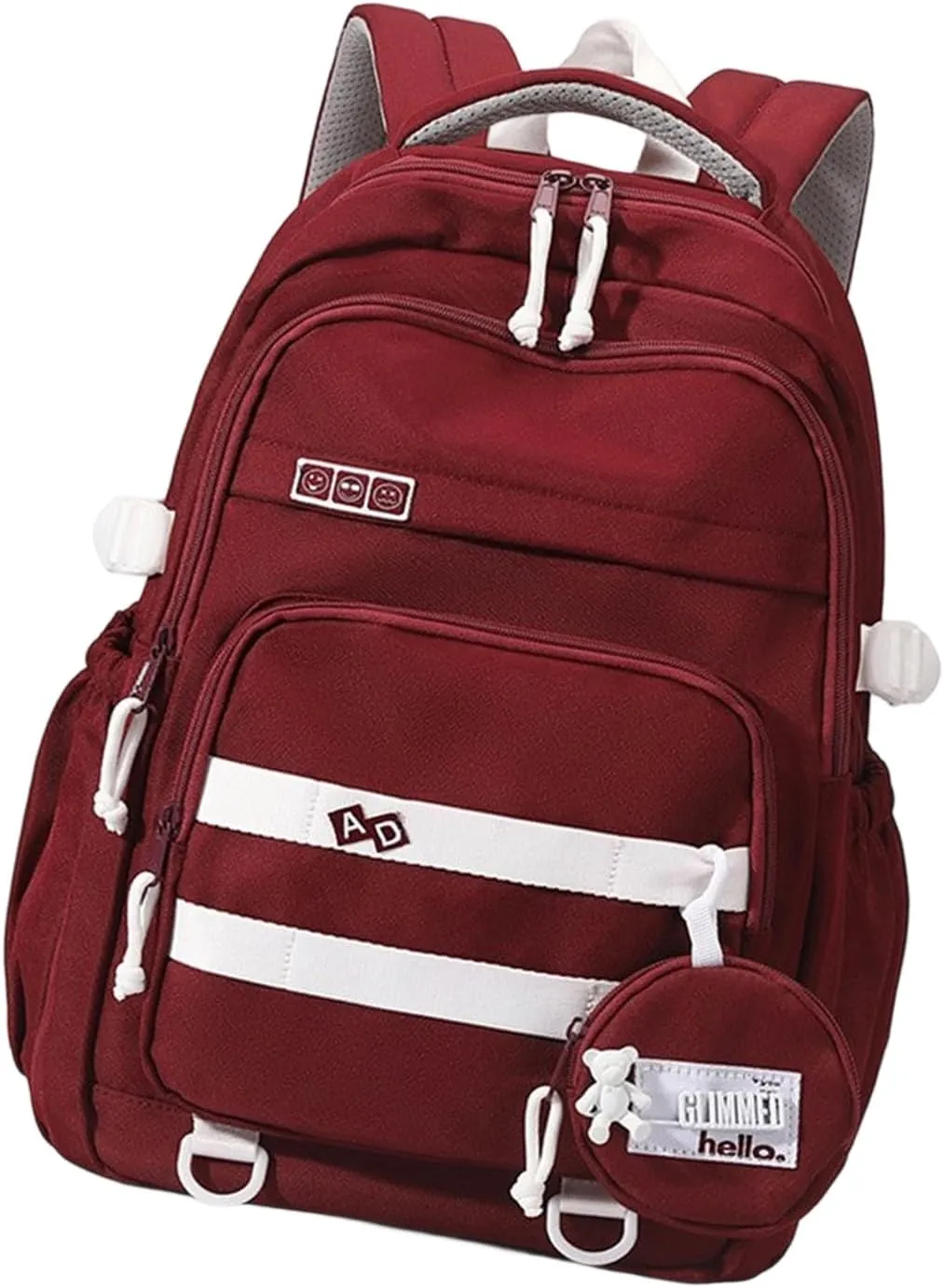 Student School Backpack Travel Backpack Laptop Bag Large Capacity Casual Daypacks Stylish Backpack Aesthetic Bag, Re, as the pic show