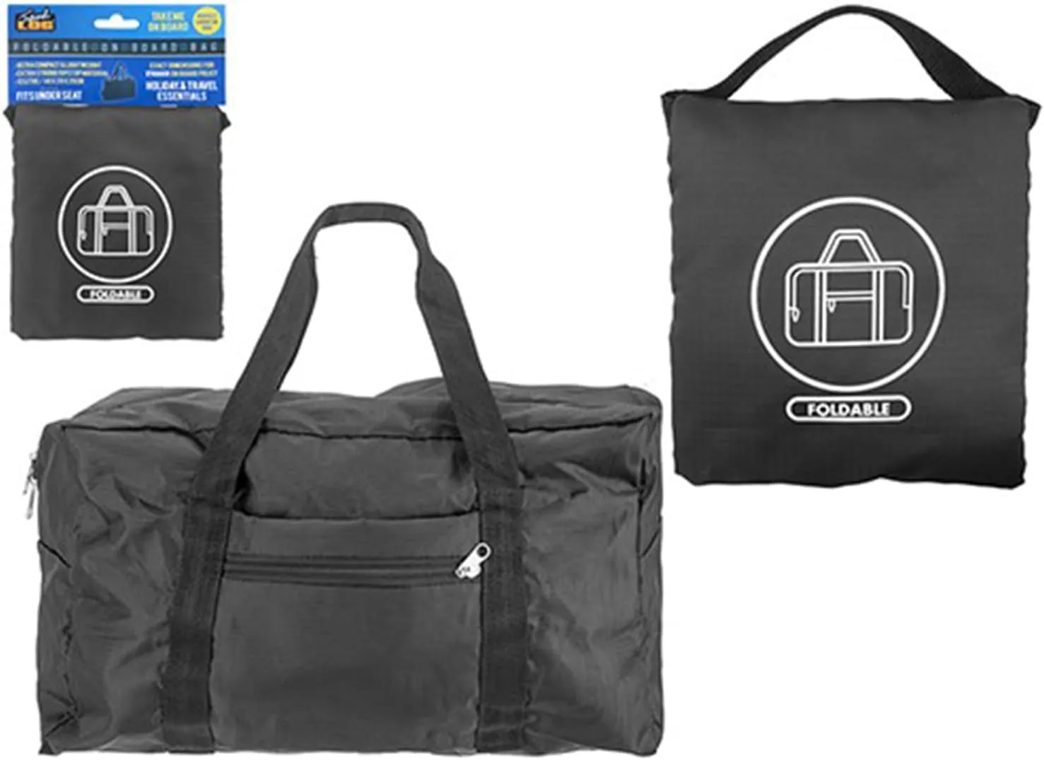 Stylish Ryanair Black Cabin Bag - 40 x 20 x 25 cm - Lightweight, Compact & Versatile Design - Perfect for Packing Light & Traveling Smart (1 Pc.)