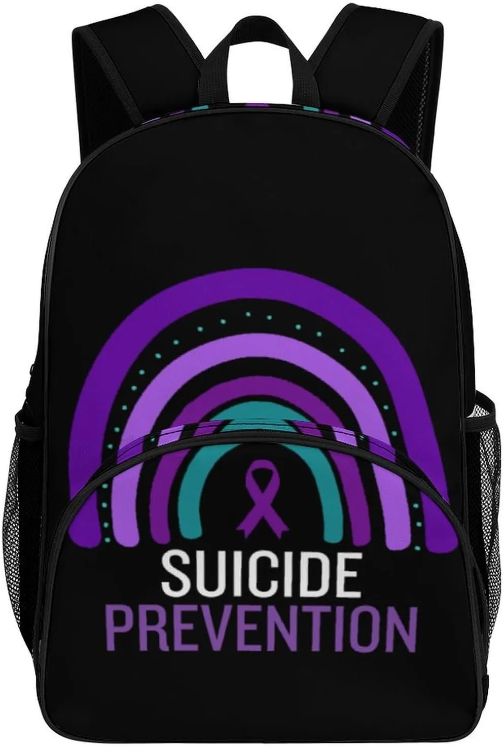 Suicide Prevention Awareness Backpack for Worker Teacher Business Hiking Travel Bag Shoulders Bag