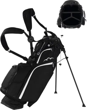 Sun Mountain 2025 Eclipse 3.5 4 Way Golf Stand Bag - Durable Golf Bag with Eleven Pockets for Ample Storage - Features an Ergonomic X-Fit Dual Strap System and a Matching Rain Hood