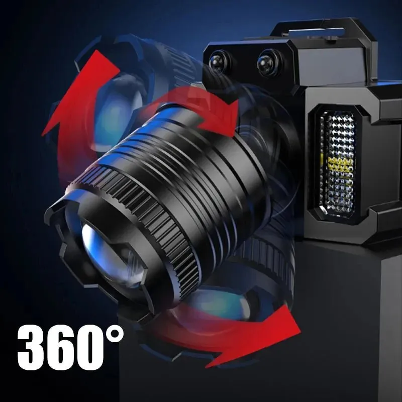 T51 LED Sensor Headlamp with Intelligent Induction & USB Recharge