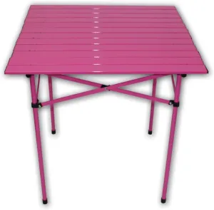 TA2727F Tall Aluminum Portable Table with Carrying Bag, Fuchsia