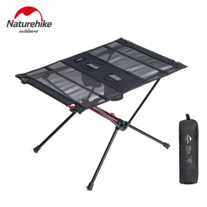Table Naturehike Portable Metal Outdoor Patio Comprehensive range Waterproof Roll Aluminum Foldable Lightweight Collapsible Up Folding Picnic Camping Table