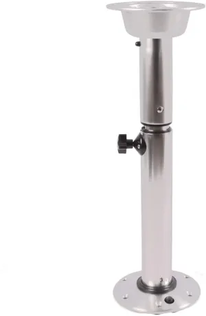 Table Pedestal Stand Base, Adjustable Table Pedestal (22.2-28.3in), Marine RV Table Base, Aluminum Alloy Leg Base Mount Frame for RV Boat Yacht, Load Bearing 55.12lbs