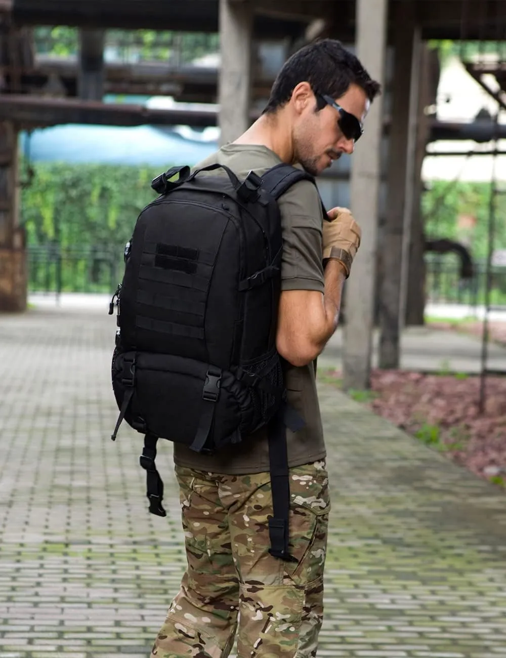 Tactical Backpack 40L Assault Rucksack Molle Military Daypack