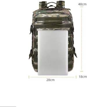 Tactical Backpack Military Molle Hiking 20-35L Assault tactics for mountaineering tour outdoors camouflage khaki