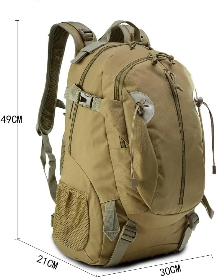 Tactical Backpack Military Molle Hiking 20-35L camouflage tactical hiking mountaineering sports outdoor army green