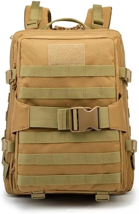 Tactical Backpack Military Molle Hiking 36-55L Tactical outdoor sports bag trekking camouflage travel bag khaki