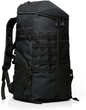 Tactical Backpack Military Molle Hiking 56-75L Assault Tactical Outdoor Hiking Bag Camping Camouflage Bag Black