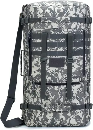Tactical Backpack Military Molle Hiking 65L Outdoor camouflage hiking shoulder hand sports jungle digital
