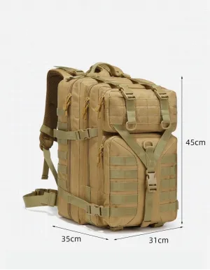 Tactical Backpack Military Molle Hiking Sports camping picnic mountaineering mud color