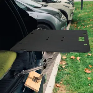 Tailgate Table for Vans and SUV,Car Trunk Table,The Car Bar，Car Camping Table,Portable Outdoor Table for Camping Car,Adjustable Metal Camping Table, DIY Combination kit